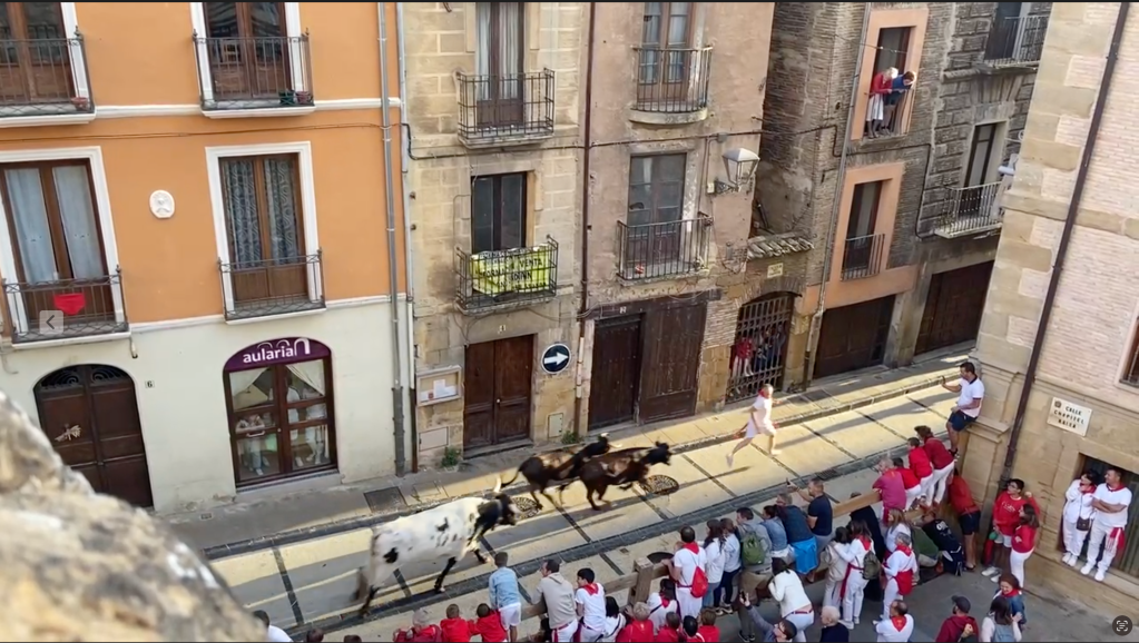 Camino 遊記 Day 5 Estella&nbsp;河邊的自動過雲雨系統
